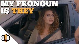 Woman Driving Alone In Carpool Lane Claims Preferred Pronoun Is They