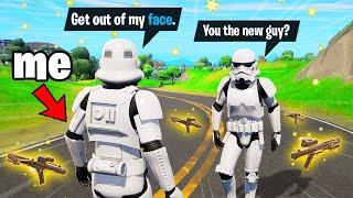 I Pretended Im a *STORM TROOPER* NPC in Fortnite