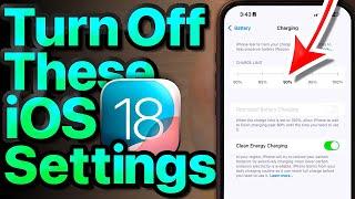 iOS 18 Settings To Turn OFF Now Important