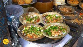 Lucknow Famous Matar Tikki Chaat Rs. 50- Only l Shukla Chaat House l Lucknow Street Food