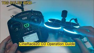 FLYWOO CineRace20 O3 Operation Guide  DJI O3 AIR UNIT FPV