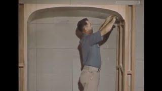 Hanging drywall in the 1950s