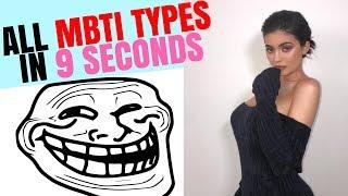 All 16 MBTI Personality Types In 9 Seconds PARODY