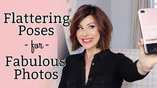 BEST POSES FOR FLATTERING PICTURES  HOW TO LOOK BETTER in SELFIES or PHOTOS  Dominique Sachse