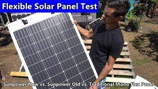 Flexible Solar Panel Output Test Sunpower Cells After A Year vs. Traditional Mono Flex Panel