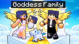 Having a GODDESS FAMILY  in Minecraft