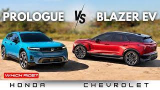 2024 Honda Prologue vs Chevrolet Blazer EV Detailed Comparison  Which Ride?