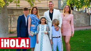 La felicidad de la cantante Tamara al cumplir 40 junto a su marido David Roque y sus cuatro hijos