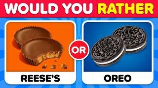Would You Rather...?  Junk Food Edition  The Quiz Time