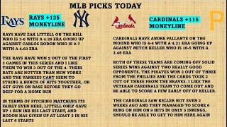 MLB Picks and Rundown July 22nd Best Bets Today