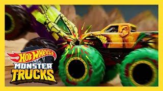 ЛУЧШЕЕ ИЗ Турнира Титанов  Все полные эпизоды  Monster Trucks I @Hot Wheels Россия 3+