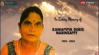 The Funeral Service of Kaniamma Doris Narinsamy