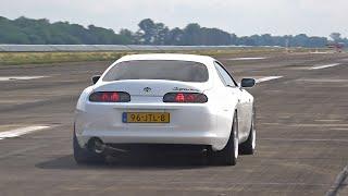 Toyota Supra Turbo SRD Tuning 1250HP - 12 Mile Accelerations