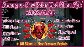 New Among us v2023.10.24 Mod Menu + No Kill Cooldown + Always Chat + Anti Ban +Lots Of Features