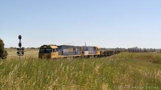 7XM4 Pacific National Steel Train 8112020  - PoathTV Australian Railways