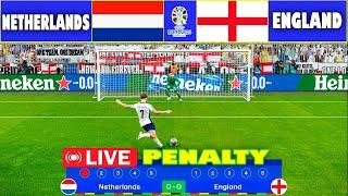 LIVE PENALTY shootout   NETHERLANDS  vs ENGLAND I SEMI-FINAL UEFA EURO 2024   PES 21 GAMEPLAY