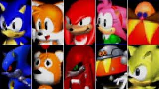 Sonic R GCN All Playable Characters