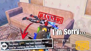 PUBG MOBILE banned my fans account 