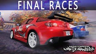 Mia vs Razor  Final Races in NFS MW  Mazda RX-8 vs BMW M3 GTR  Blacklist Rival #1