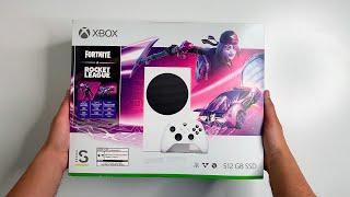 Fortnite & Rocket League - Xbox Series S Bundle  Unboxing and Gameplay