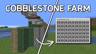 Best Automatic Cobblestone Farm Minecraft 1.21 - 60000 Items per Hour