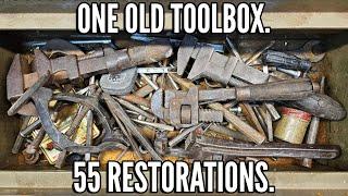 I Bought an Old Toolbox Filled with Dozens of Rusty Antiques to Restore. Was it Worth it?