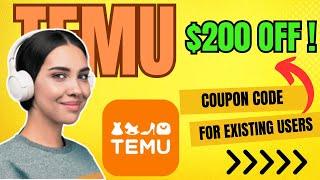 Temu Promo Codes For Existing Customers  Temu Coupon Code 2024