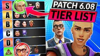 NEW AGENTS TIER LIST for Patch 6.08 - Gekko is 100% BROKEN? - Valorant Best Agents Guide