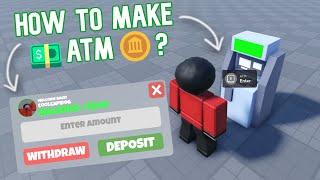 How to Make ATM SYSTEM?  Roblox Studio Tutorial