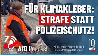 Strafe statt Polizeischutz für die Klimakleber