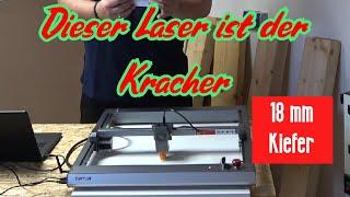 Ortur Laser Master 3 - schneidet 18 mm Kiefer - Mit Handy Foto App