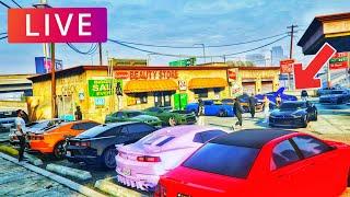 GTA 5 CAR MEET LIVE PS5 ANYONE CAN JOIN #GTA5 #LIVE #carmeet