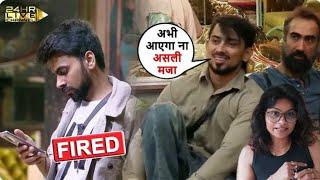 Biggboss OTT 3 Live Lovekesh Kataria Fired by Bigg Boss Adnaan Shaikh Gives Hint To Housemates