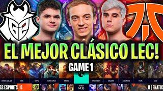 EL MEJOR CLASICO DE LA LEC  CAPS vs RAZORK  G2 vs FNC Game 1 LEC PLAYOFFS 2024 ESPAÑOL LVP