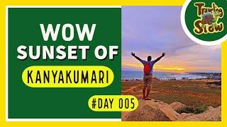 #Episode005 Wow SUNSET of KANYAKUMARI I Chal Le Oye #shorts #youtubeshorts #TravelingSlow