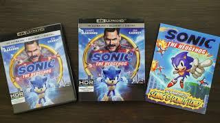 An Up-Close Look at Sonic the Hedgehog 2020 Movie 4K Blu-Ray Packaging & Comic Book
