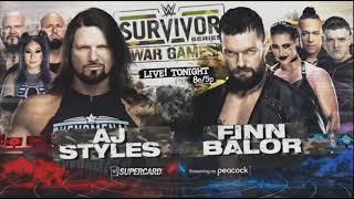 WWE Survivor Series War Games 2022 Match Card HD