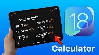 iPadOS 18 - new Calculator review