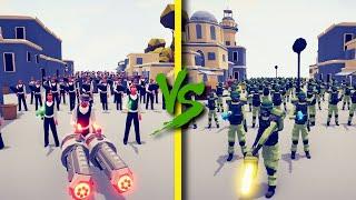 MILITARY TEAM vs MAFIA TEAM - Totally Accurate Battle Simulator TABS