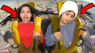 Shafa and ghazl play most dangerous ride in amusement park