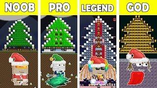 Growtopia NOOB vs PRO vs LEGEND vs GOD CHRISTMAS TREE BUILD CHALLENGE in Growtopia  Animation