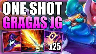 NOBODY EXPECTS THE ONE SHOT LEVEL DAMAGE GRAGAS JUNGLE DOES - Gameplay Guide League of Legends