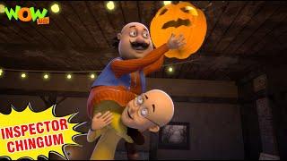 Motu Patlu ने Celebrate किया Halloween  Motu Patlu New  Cartoon  Inspector Chingum  #spot