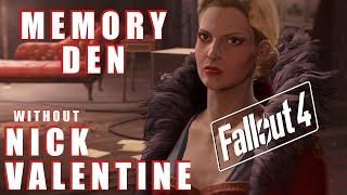 Fallout 4 Lore What Happens If You Go To MEMORY DEN Before Meeting NICK VALENTINE   Unmarked Quest