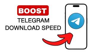 How To Speed Up Telegram Download  IncreaseBoost Telegram Download Speed - 2024 Quick And Easy