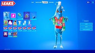 Fortnite Leaked POLAR PEELY Skin and Choice Knit Emote showcase シ