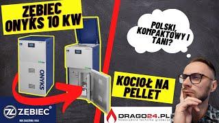 ZĘBIEC ONYKS 10 kW - POLSKI KOMPAKTOWY KOCIOŁ NA PELLET  - DRAGO24 - ŚWIDNICA