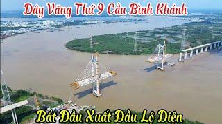 Dây Văng Thứ 9 Cầu Bình Khánh Bắt Đầu Xuất  Hiện Lộ Diện 11102024