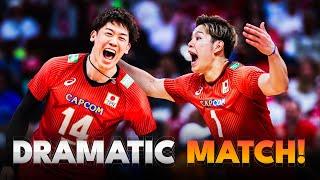 One of the Most Dramatic Matches in Japan Volleyball History 