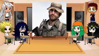 Pro heroes react to Deku as captain price 22 no pt3